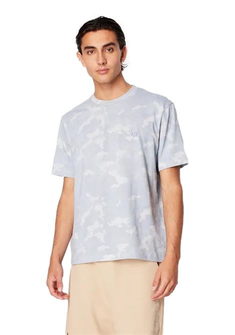 Relaxed fit T-shirt in heavy camouflage cotton ARMANI EXCHANGE | T-shirt | 3DZTEU ZJ9JZ25FM